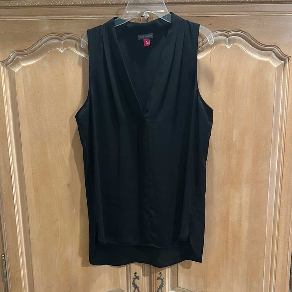 Vince Camuto Black Sleeveless Top